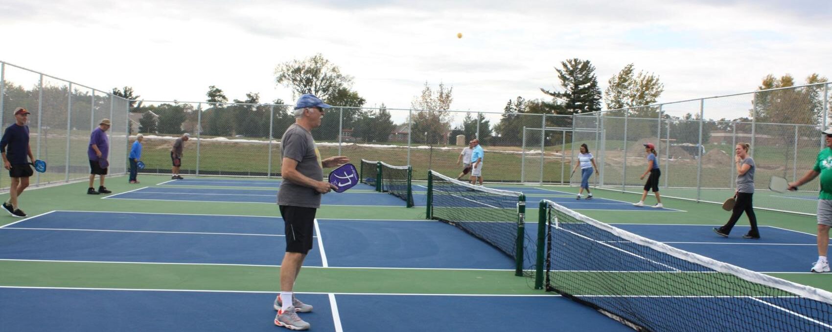 Pickleball Courts at Central Green Park. & Armed Forces Ctr. (AFC)