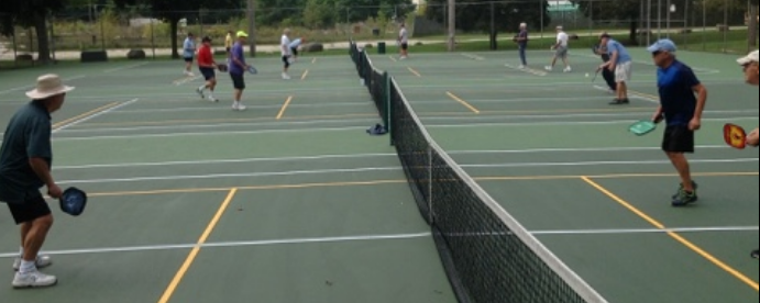 Pickleball Courts at Rochester Park